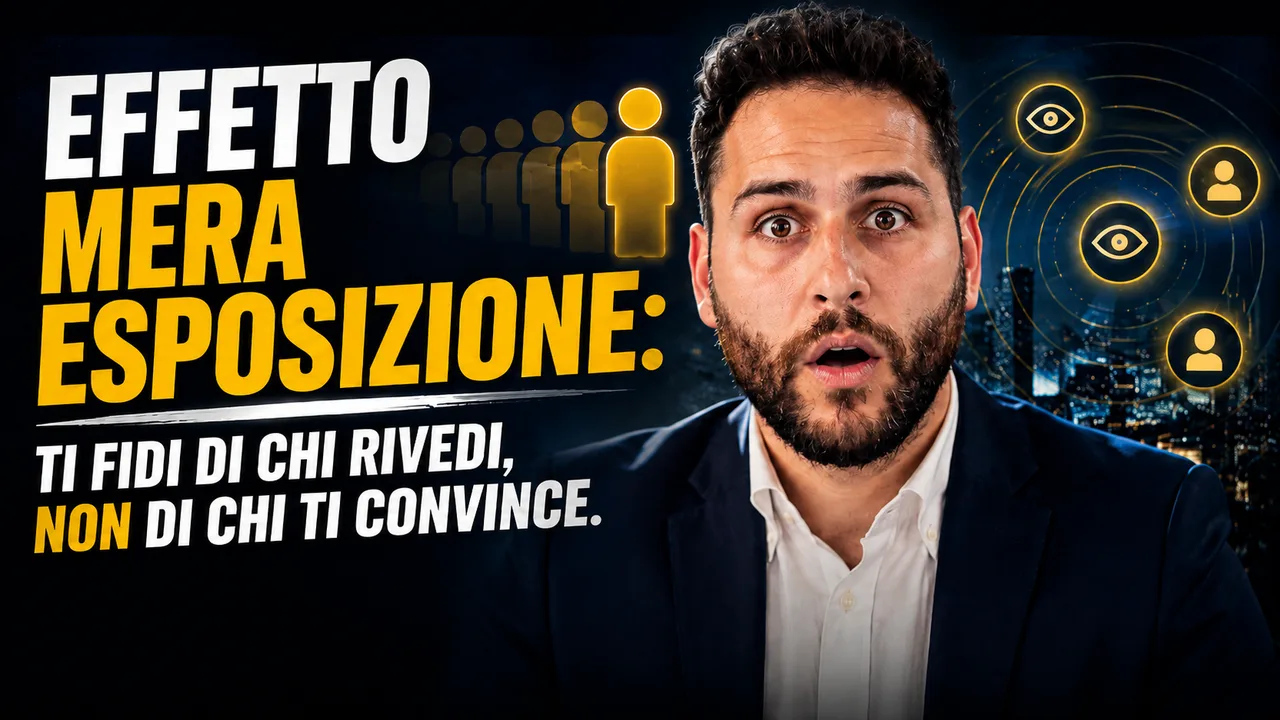 Effetto mera esposizione: la familiarità nasce dalla ripetizione e genera fiducia