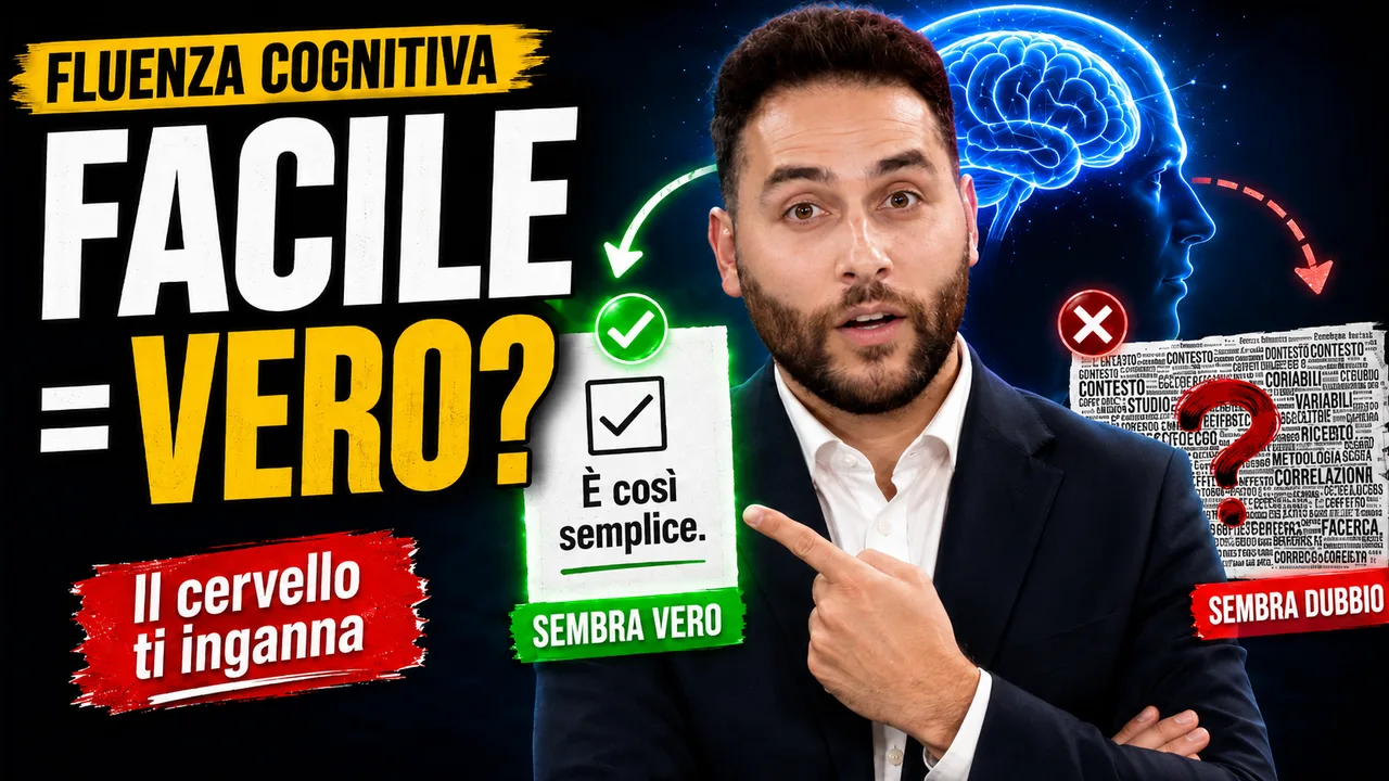 Fluenza cognitiva: il cervello premia le informazioni facili da elaborare